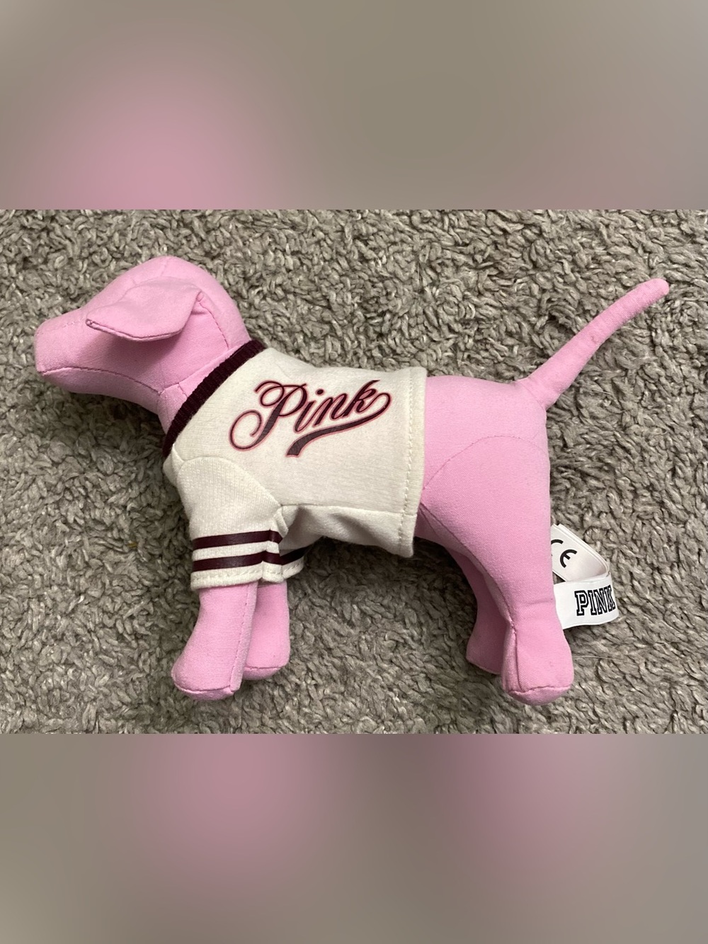 PINK Victoria's Secret Cream Jacket with Pink Script